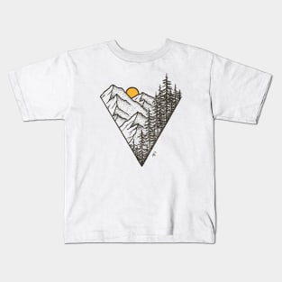 Morning Mountains Kids T-Shirt